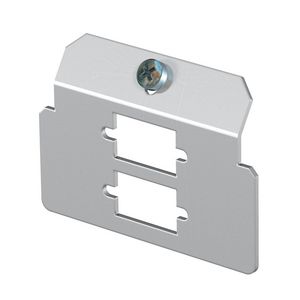 Dragerplaat 2 x gatenpatroon type D rvs A2 1.4301