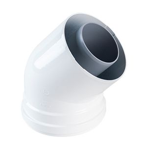 Rookgasleidingen - 45gr. elleboog