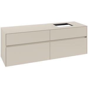 Wastafelonderkast Collaro 1600x548x500mm Cashmere Grey C136B0VN