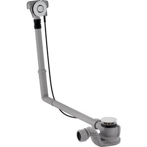 Badafvoer, PushControl, d52, l=50 cm, afbouwset: gl.chroom D40