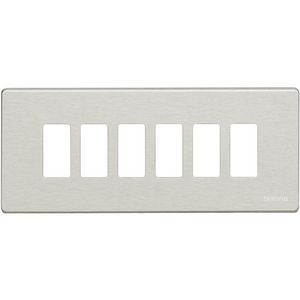 Afdekplaat Magic 6 modulen ivoorkleurig VVE=5