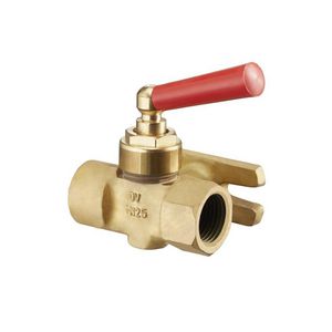 Manometer kraan PN25 1/2 met controleflens