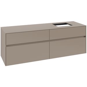 Wastafelonderkast Collaro 1600x548x500mm Taupe C136B0VM