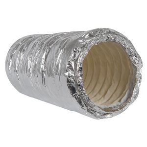 ALU geluiddempende afvoerslang Ø203mm 0,5mtr.