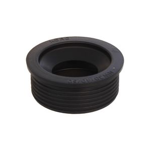 Combi-nippel 32/40x50mm Zwart TPE VVE=20