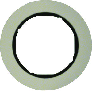 Afdekraam 1-v R.Classic aluminium/zwart