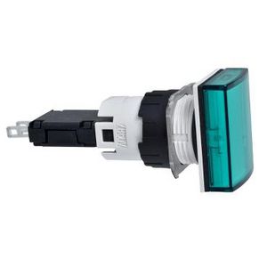 Signaallamp Rechthoekig Ø16mm IP65 LED 24V Connector Gro