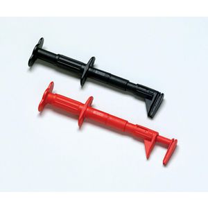 Heavy duty rail klemmen rood en zwart