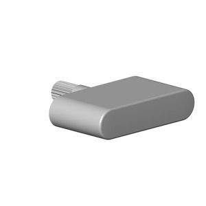 Greep ovaal puur 46x43,5x11mm chr