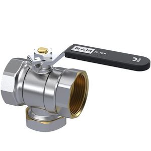 Kogelkraan S.27 geïntegreerd filter + magneetstaaf 1.1/4"bn. VVE=24