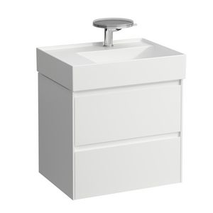 Lani badmeubel 600 2 lade icm Kartell wastafel 810335 wit