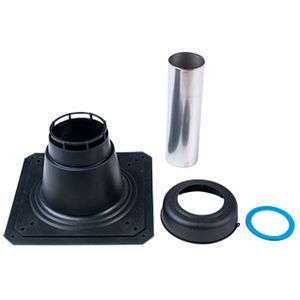 Rookgasleiding Adap flex-vast PP 100, schoorsteenkap