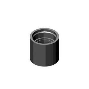 Beluchter mouw 21x19mm chr