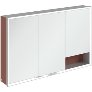 Opbouw Spiegelkast My View+ 1200x750x168mm Wine Red