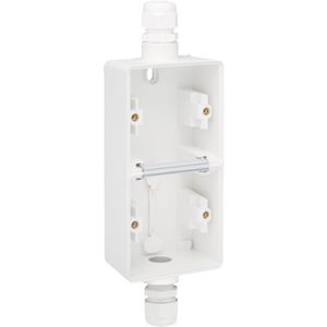 Spuitwaterdichte dubb. V opb.doos boven/onder M20 wit