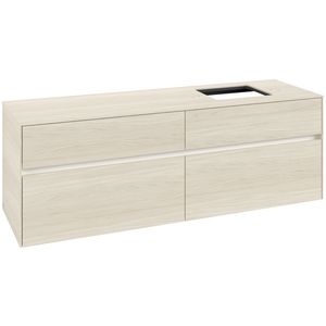 Wastafelonderkast Collaro 1600x548x500mm White Oak C136B0AA