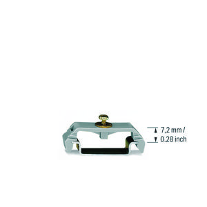 Houder voor de geisoleerde montage van rails DIN 35 VVE=25