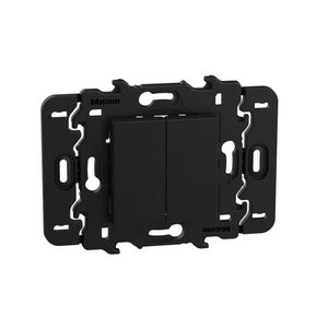 Light Now WN - zender 2dk zonder batterij opbouw zwart