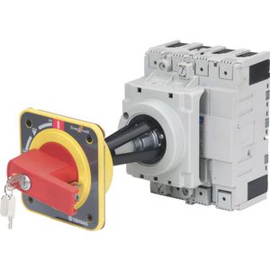 Draaibediening deur rood IP54 sleutelvergrend. 944-025-124