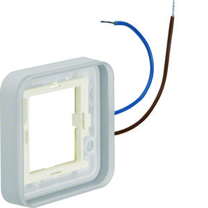 Verlicht afdekraam 1-v 12-24 V= blauw W.1 grijs