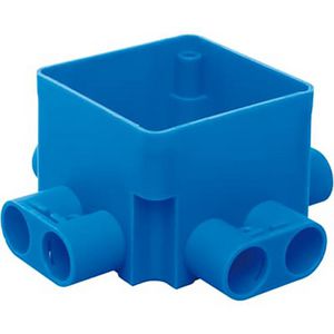 Centraaldoos vierkant 55mm 8x16mm bodemzijde