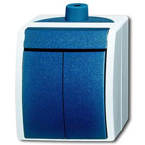 Opbouw wipschakelaar serie IP44 10AX 250V AC ocean. (2601/5 W-53-503)