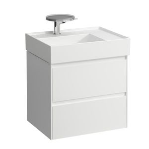 Lani badmeubel 600 2 lade icm Kartell wastafel 810334 wit