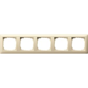 Afdekraam 5-voudig Gira Standard 55 creme wit