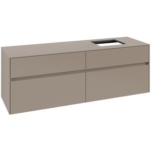 Wastafelonderkast Collaro 1600x548x500mm Taupe C13600VM