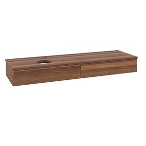 Wastafelonderkast Antao 1600x190x500mm Warm Walnut K15052HM