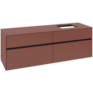 Wastafelonderkast Collaro 1600x548x500mm Wine Red C13600AH
