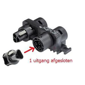 Verdeler RST20I3 1/3 bevestiging 1x uitgang afgesl. VVE=10