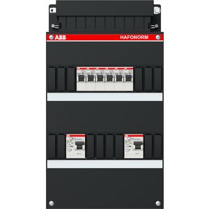 Installatiekast 6x achter 2x30mA 1-f