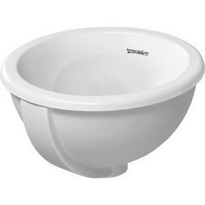 ARCHITEC #047334 inbouwwastafel 335mm wit zonder kraangat met overloop