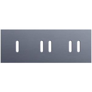 Afdekplaat 3-voud horiz. 71mm centerafst. 226-56703