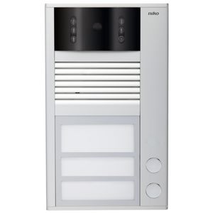 Opbouwbuitenpost met 2 bellen en kleurencamera