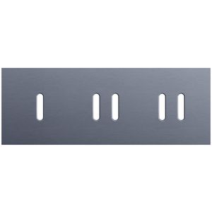 Afdekplaat 3-voud horiz. 71mm centerafst. 226-56703