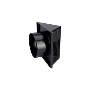 Gevelkap DN200 MM Zwart