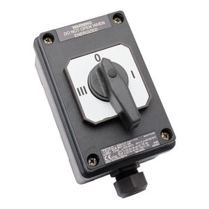 ATEX Keuzeschakelaar zone 1/21 0-I-II-III 16A opbouw IP66 1x