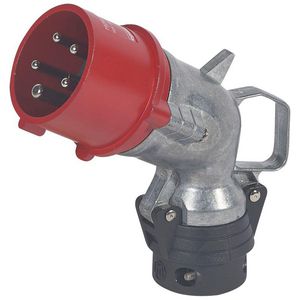 Hoek contactstop 400V 16A 5P IP44 metaal Hypra