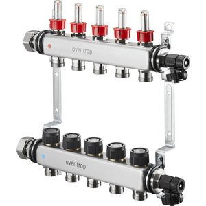 Verdeler rvs MULTIDIS 1"  SF tbv 8-groeps 0-5l/min.