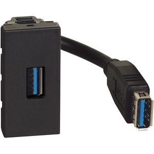 Light Now voorbedrade USB-A connect. 1 mod zwart