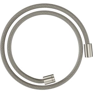 AXOR ShowerSolutions Textile shower hose 1.25 m met cylindrische moer RVS look