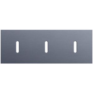 Afdekplaat 3-voud horiz. 71mm centerafst. 226-56701