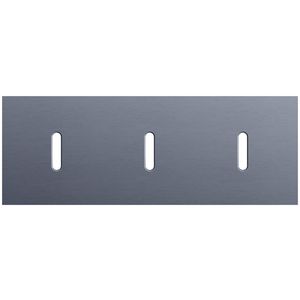 Afdekplaat 3-voud horiz. 71mm centerafst. 226-56701