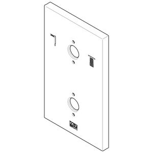 Rozet symbolen 90x150x9mm Champagne gebors. (22kt Goud)