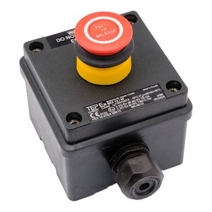 ATEX Noodstop zone 1/21 opbouw 1xNO/NC 1xM25