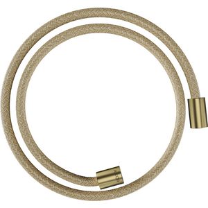 AXOR ShowerSolutions Textile shower hose 1.25 m met cylindrische moer Brushed Brass