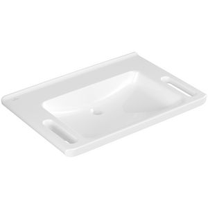 Rolstoelwastafel ViCare 800x550mm wit Alpin zonder kraangat zonder overloop