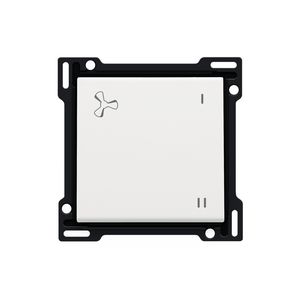 Afwerkingsset mechanisch gecontr. ventilatiebed. white c.